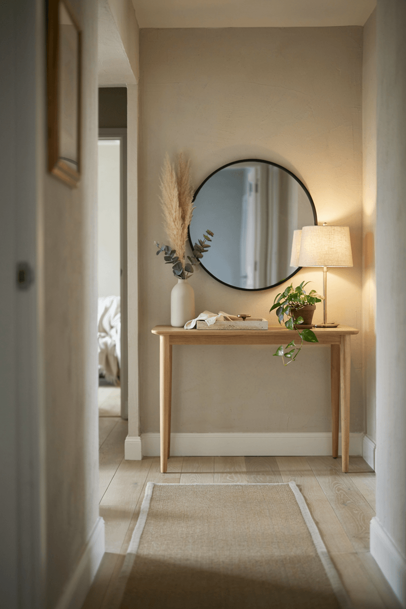 Hallway with Console Table – home decor idea