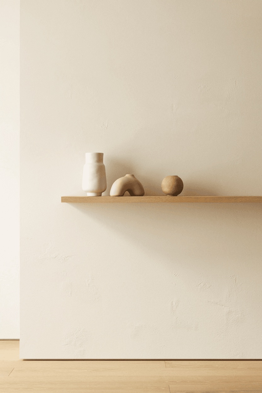 Minimalist Shelf Display – home decor idea