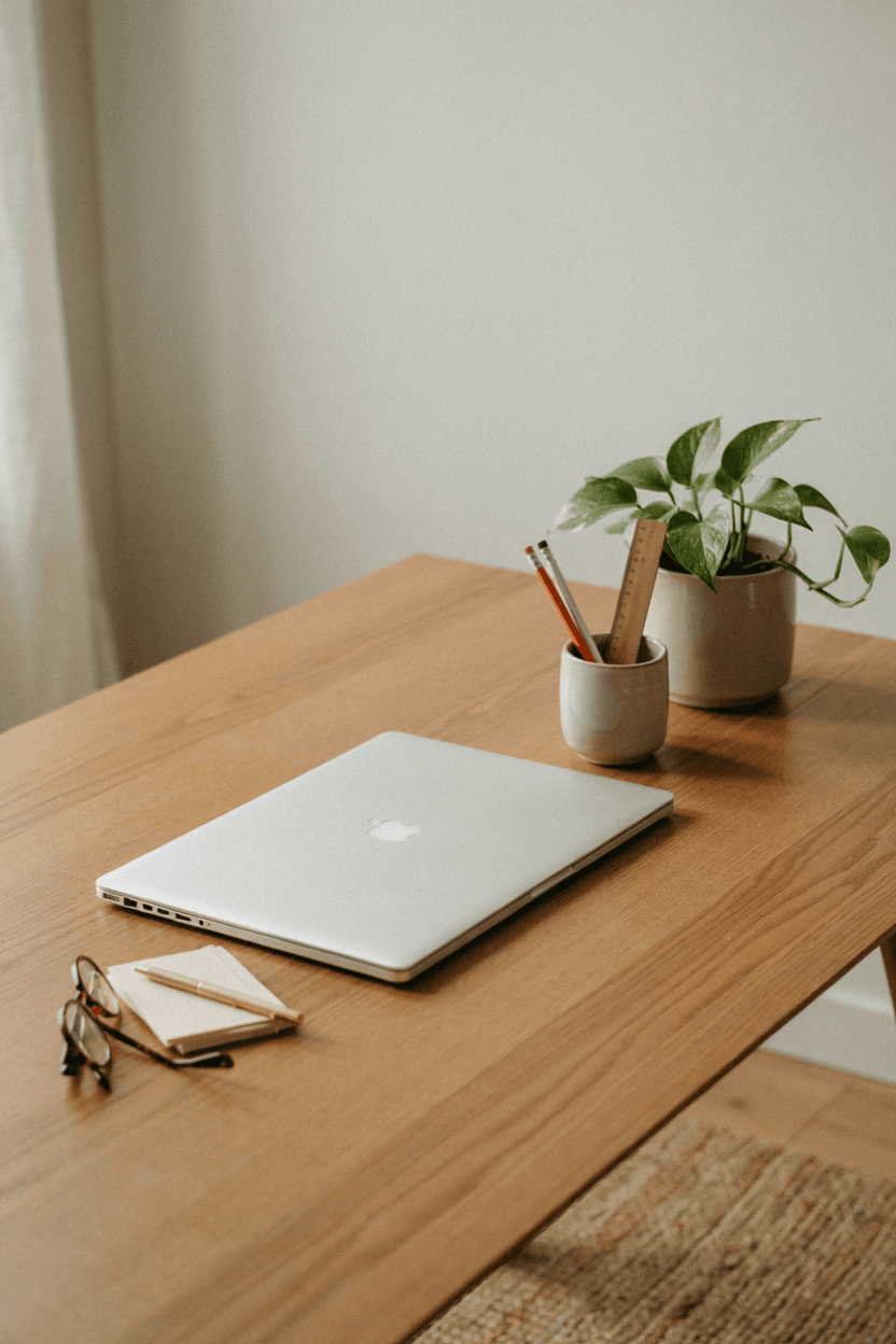 Desk Plant Display – home decor idea