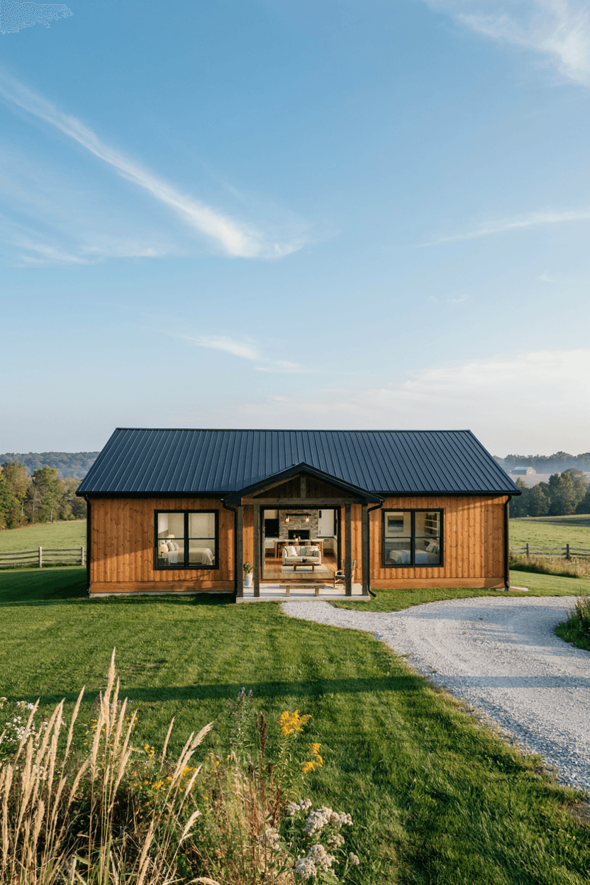 Single Story Barndominium – home decor idea