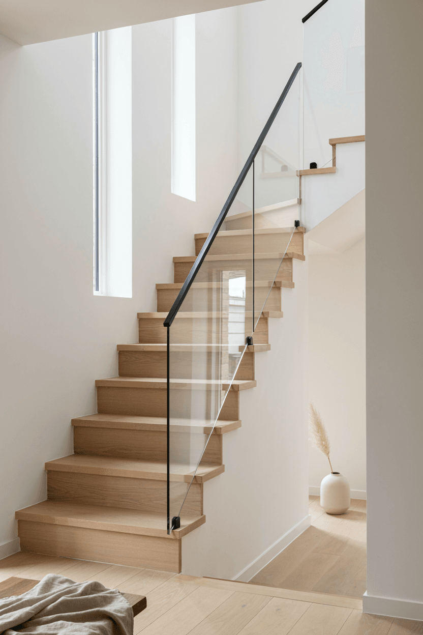 Glass Staircase Railings – home decor idea