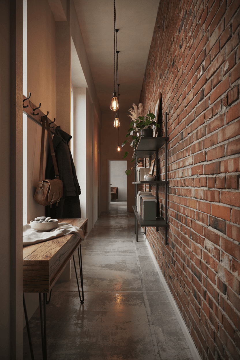 Industrial Hallway Decor – home decor idea