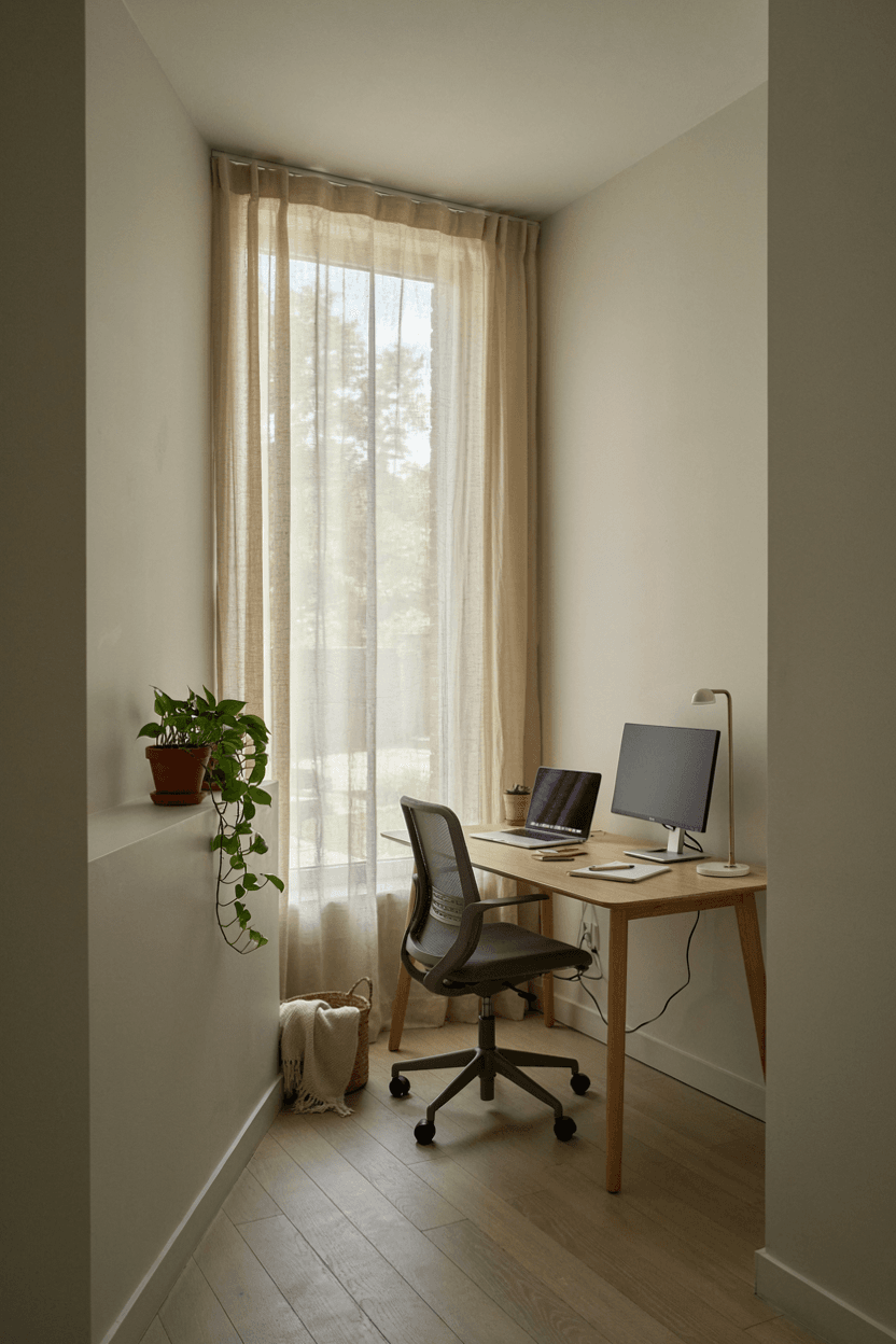 Window View Desk Positioning – home decor idea