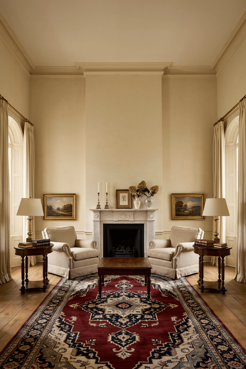 Symmetrical Furniture Arrangement – home decor idea