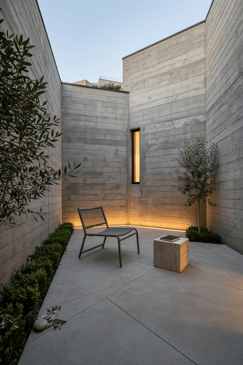 Minimal Concrete Deck Design – home decor idea