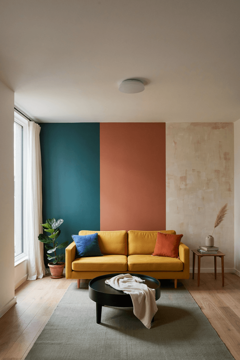 Color-Blocked Style – home decor idea
