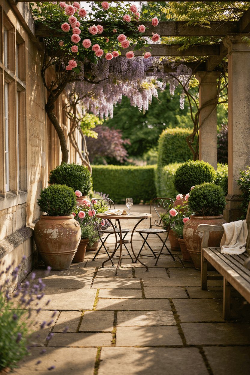 Traditional Outdoor Living Space – home decor idea