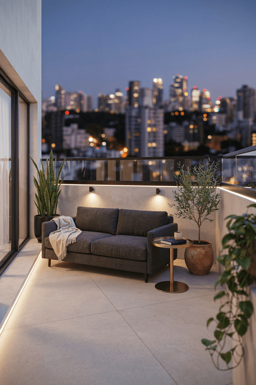 Modern LED Balcony Decor – home decor idea