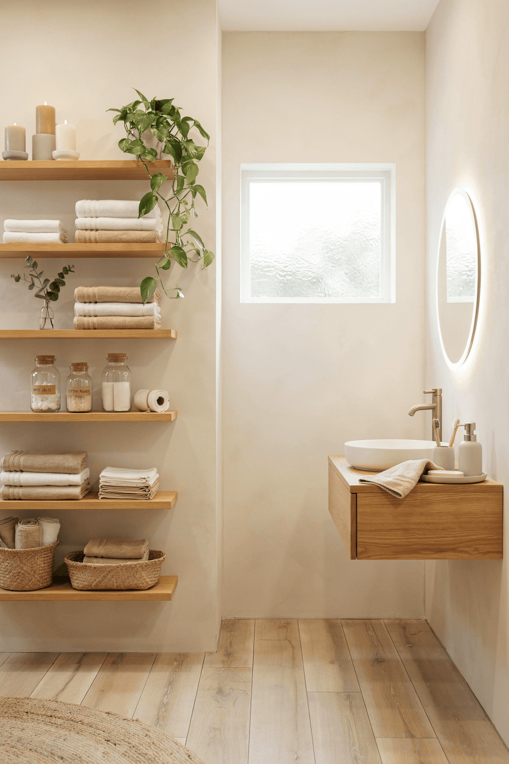 Multi-Tier Storage Shelves – home decor idea