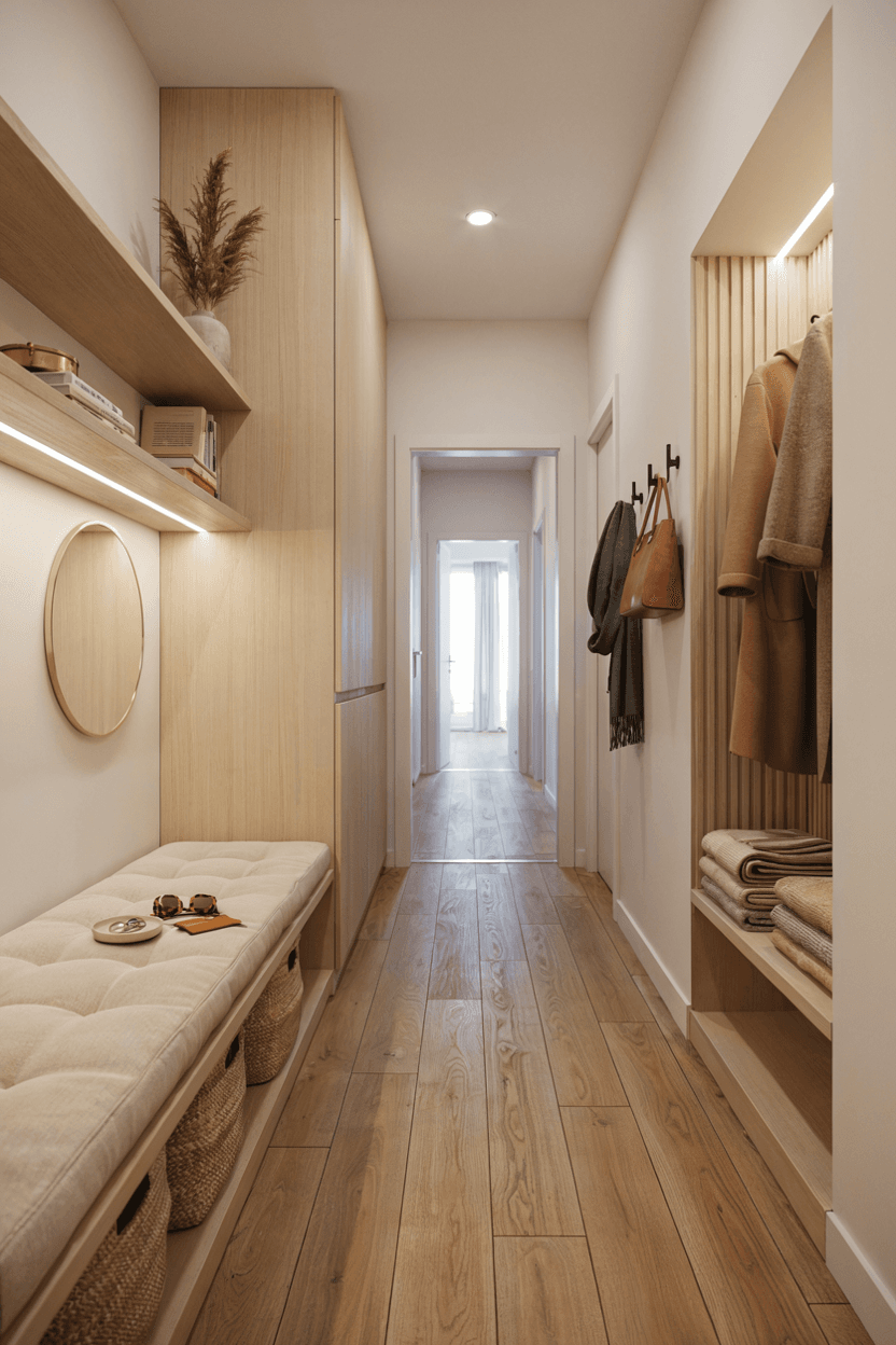 Hallway Storage Nook – home decor idea