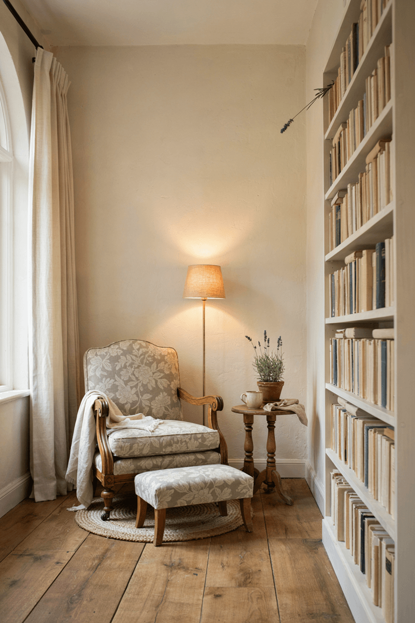 French Country Reading Nook – home decor idea