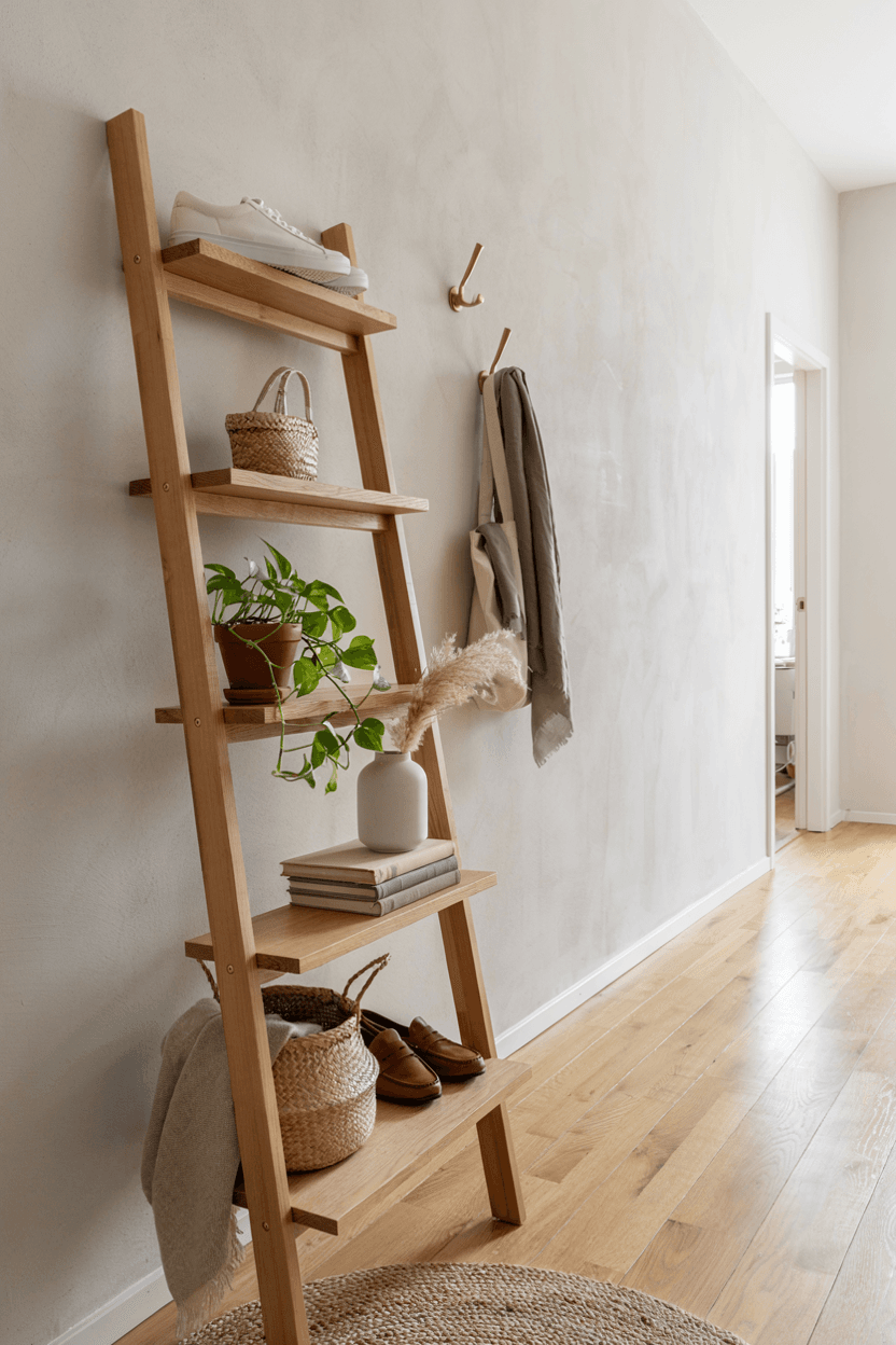 Ladder Shelf Storage – home decor idea