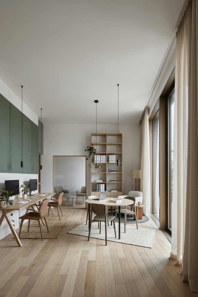 Multi-Zone Office Interior – home decor idea