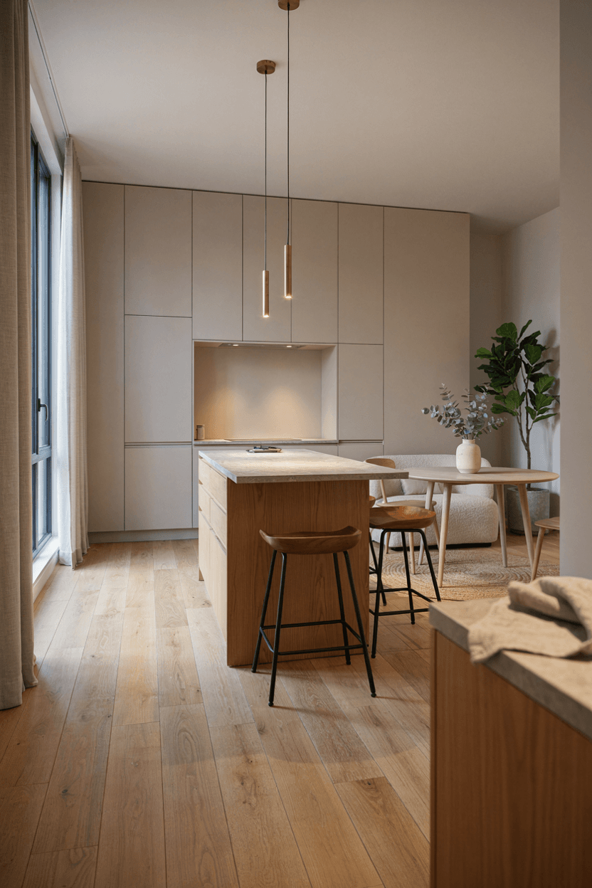 Kitchen Island as Social Hub – home decor idea