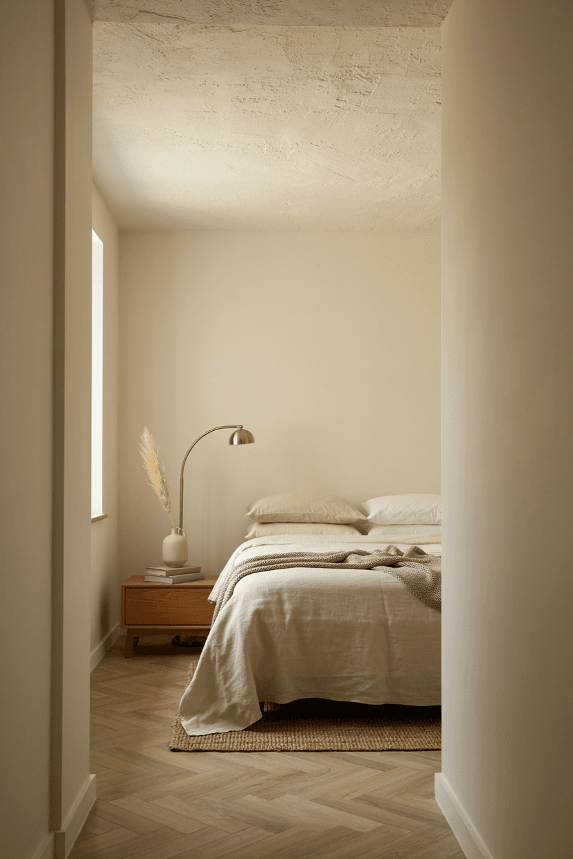 Textured Bedroom Ceiling – home decor idea