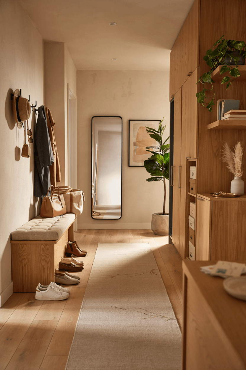 Multi-Functional Hallway Design – home decor idea