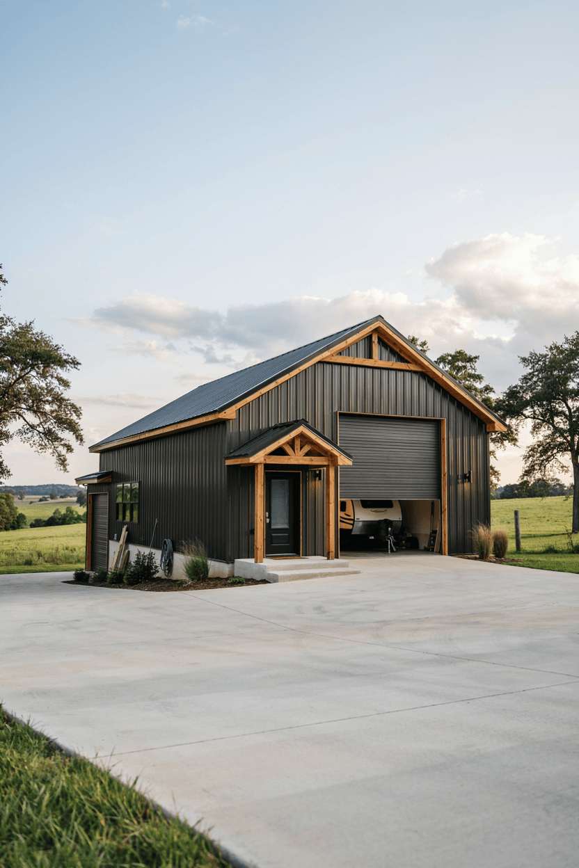 Barndominium with RV Garage – home decor idea