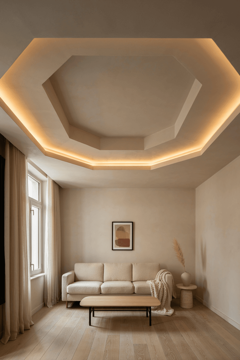 Statement Ceiling Design – home decor idea