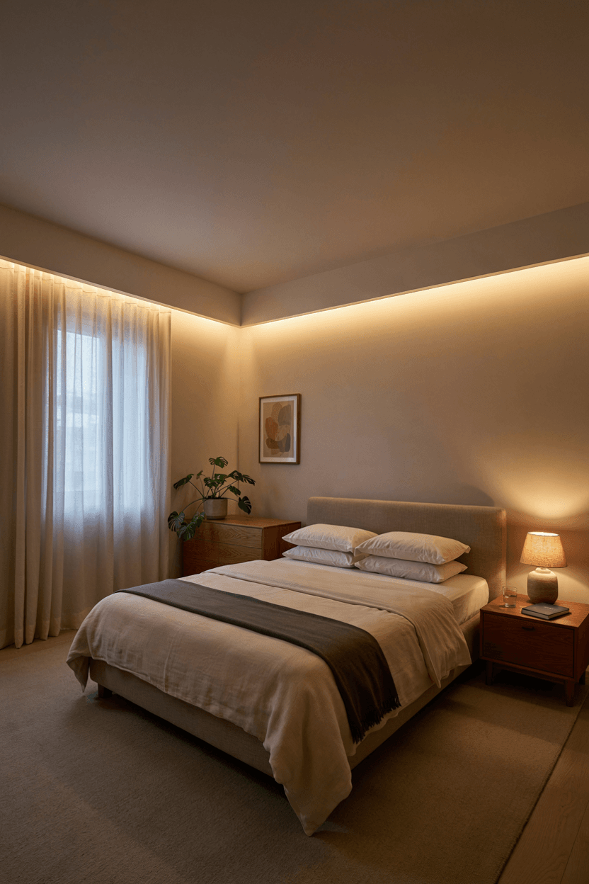 Floating Bedroom Ceiling – home decor idea