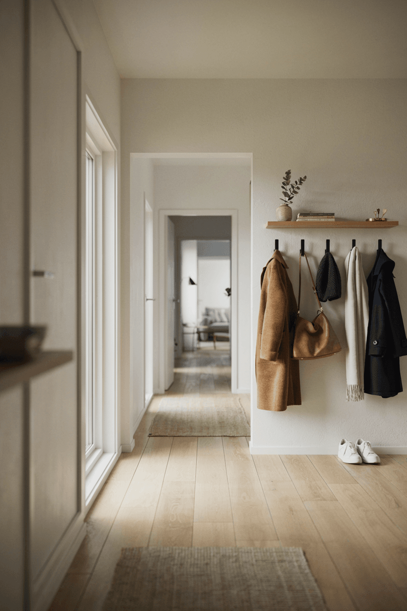 Wall-Mounted Hooks – home decor idea