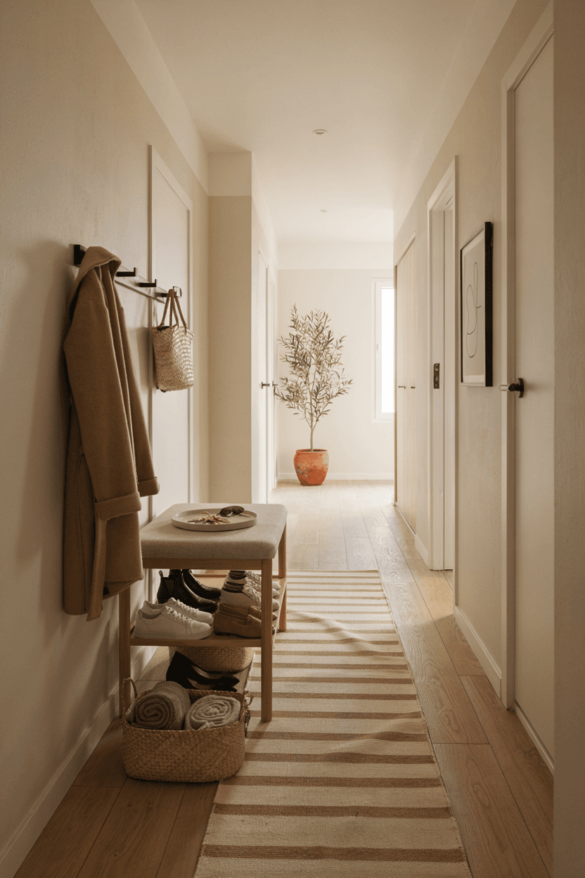 Storage Bench with Lift-Up Seat – home decor idea