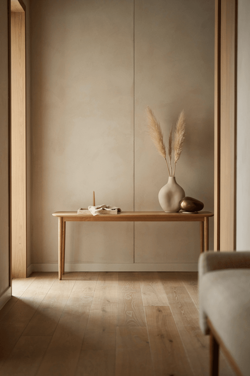Minimalist Console Styling – home decor idea