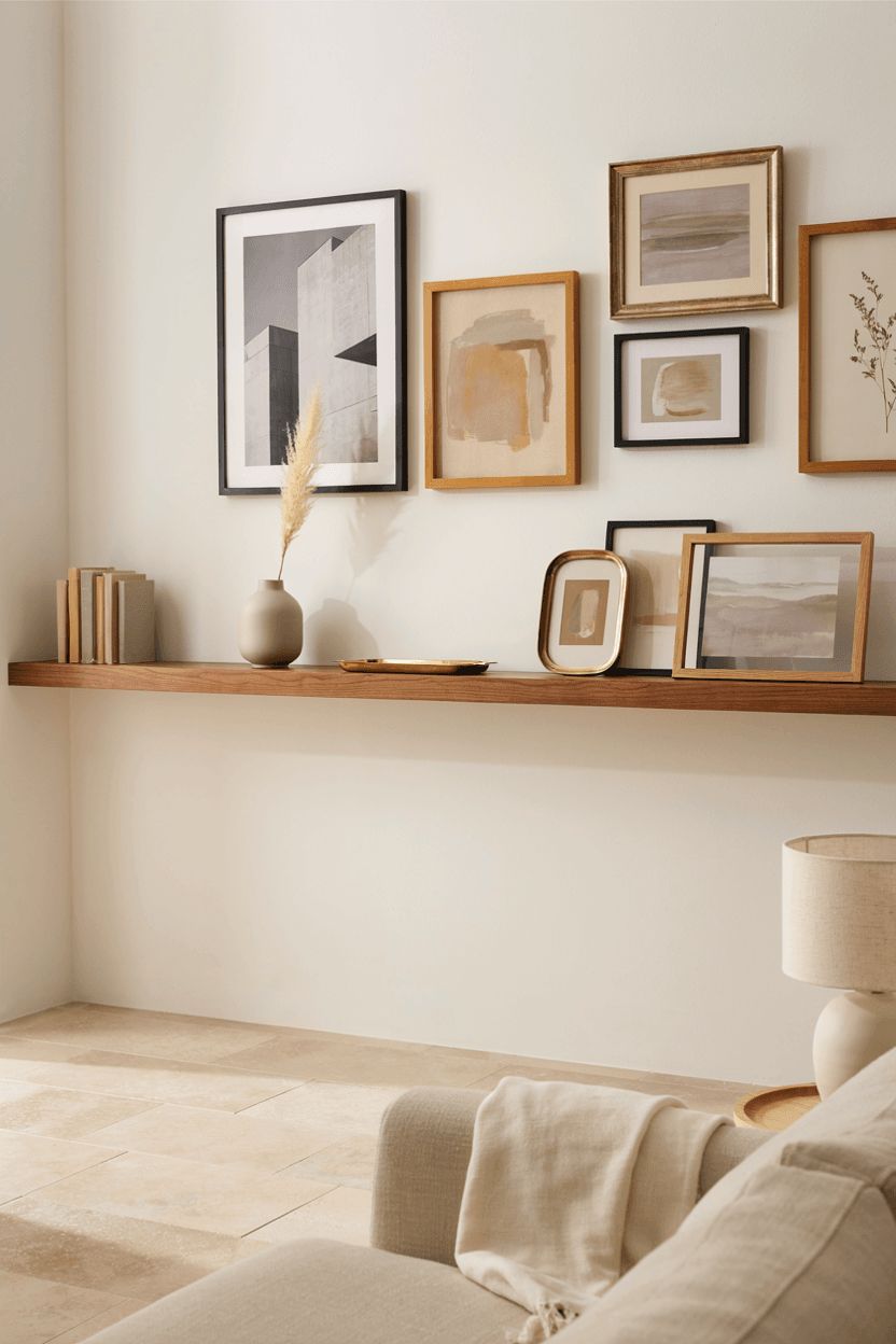 Gallery Wall Shelf – home decor idea