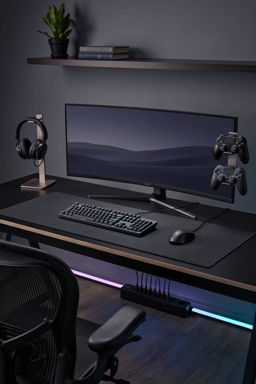 Gaming Desk Setup – home decor idea
