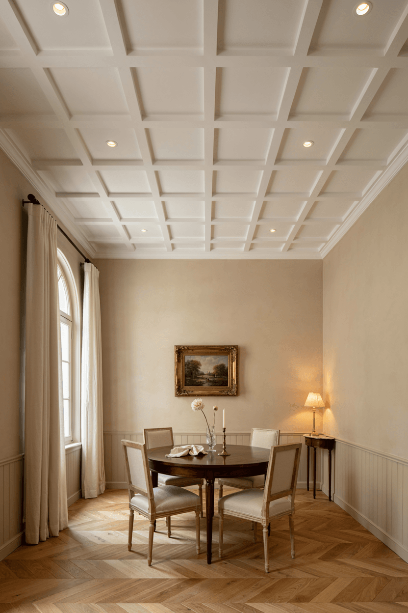 Coffered Ceiling – home decor idea
