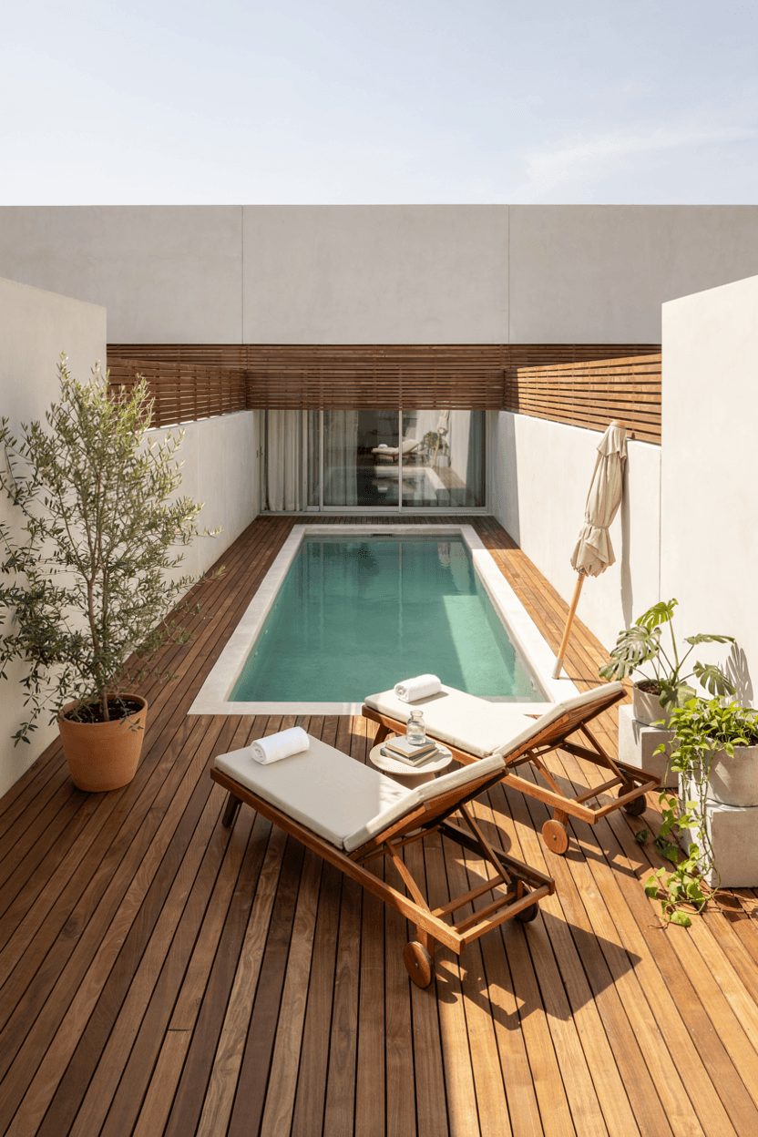 Poolside Deck Design – home decor idea