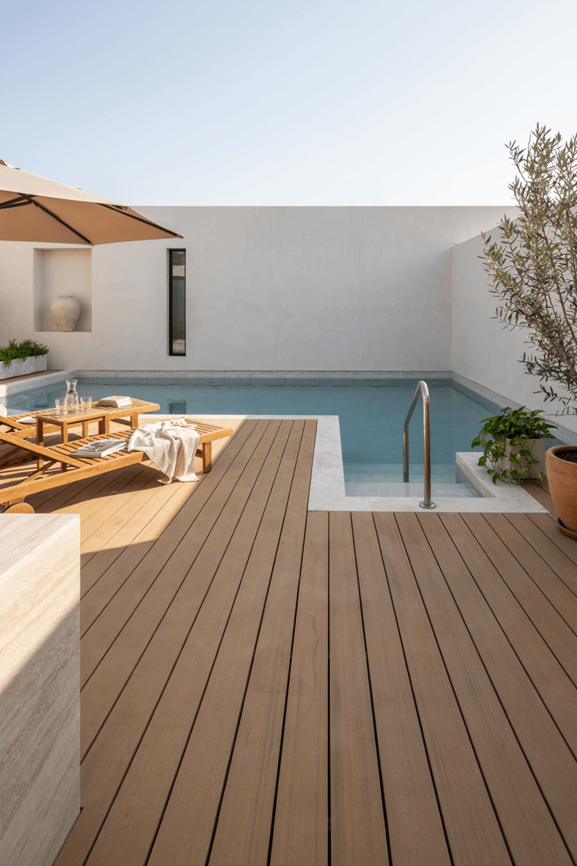 Poolside Deck Design – home decor idea