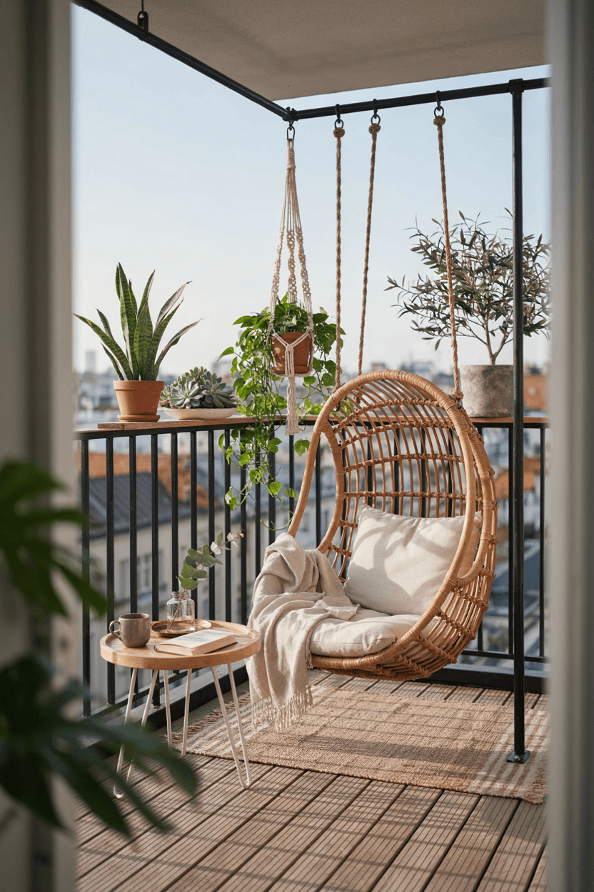 Hanging Chair Balcony Decor – home decor idea