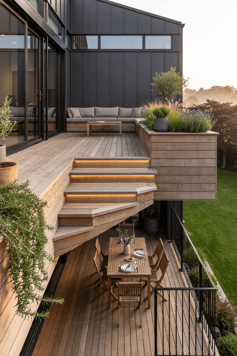 Multi-Level Deck Design – home decor idea