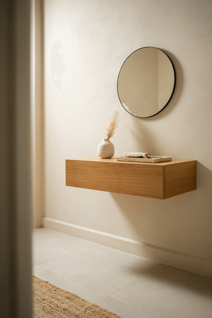 Floating Entryway Table – home decor idea