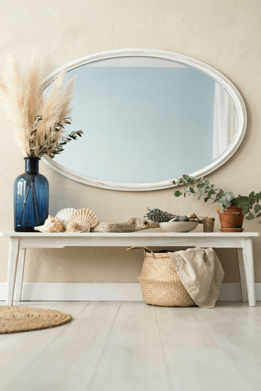 Coastal Console Table Style – home decor idea
