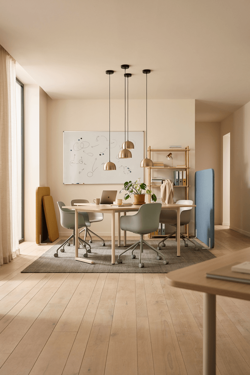 Collaborative Office Layout – home decor idea
