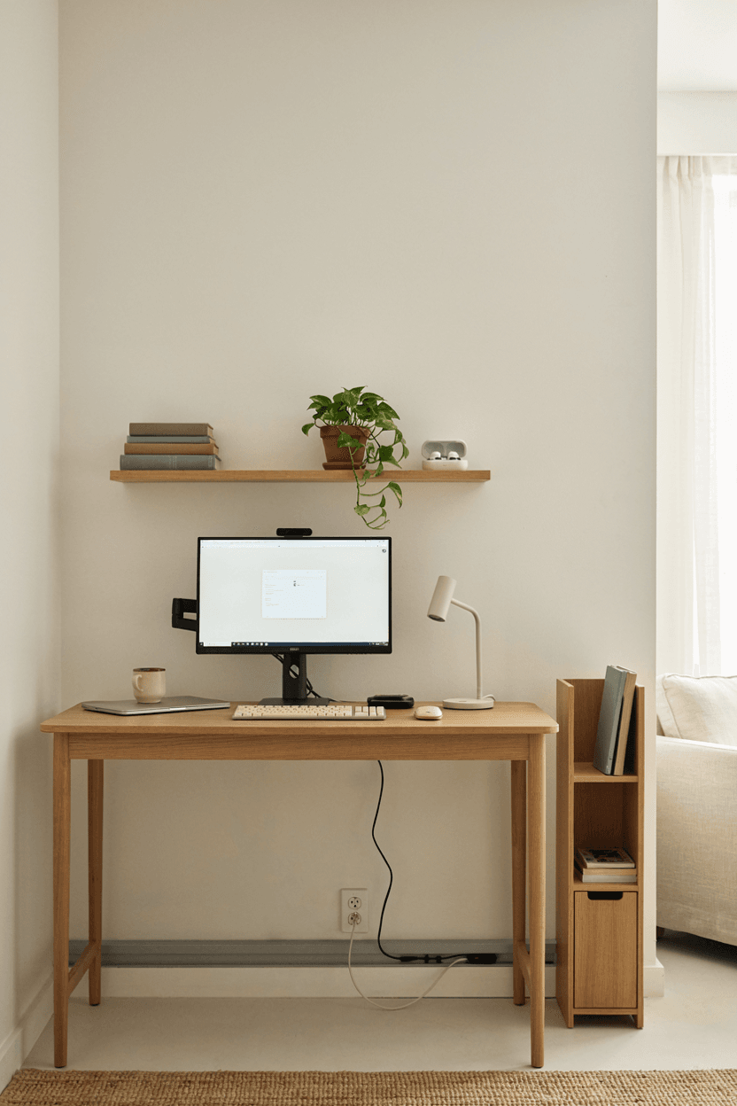 Small Desk Setup – home decor idea