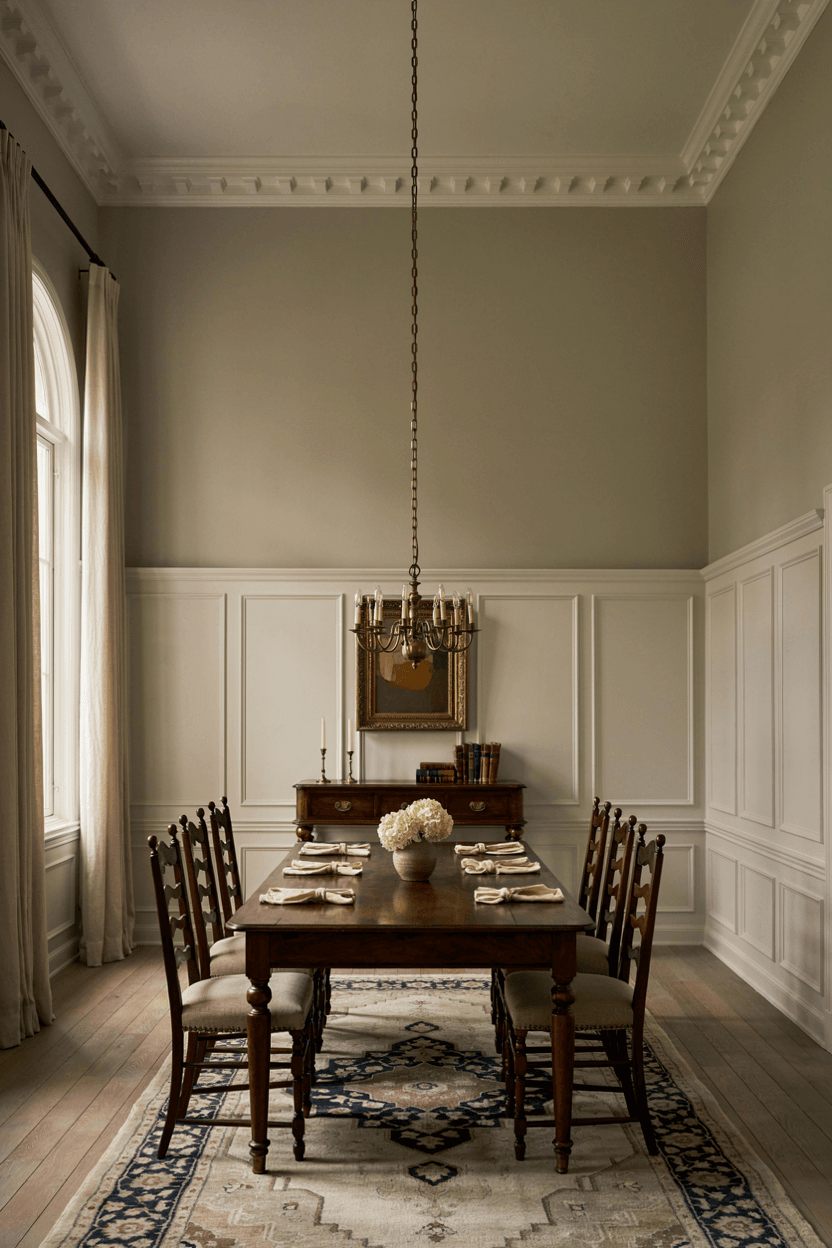 Wainscoting Wall Treatment – home decor idea