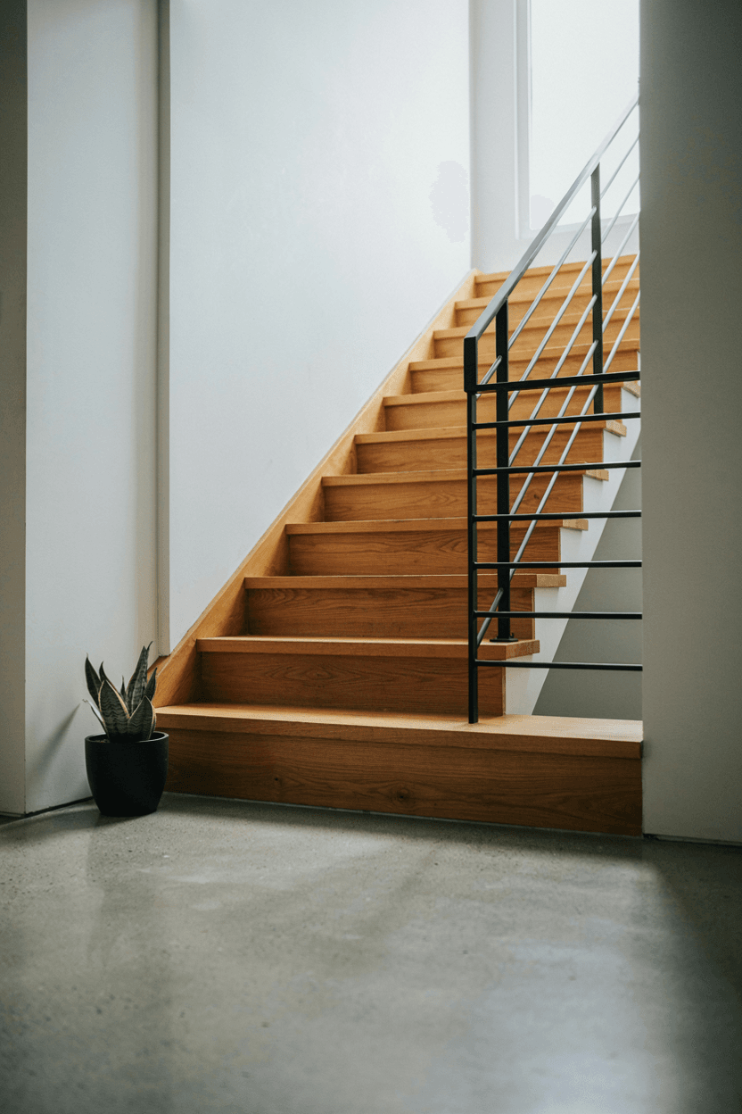 Minimalist Horizontal Railings – home decor idea