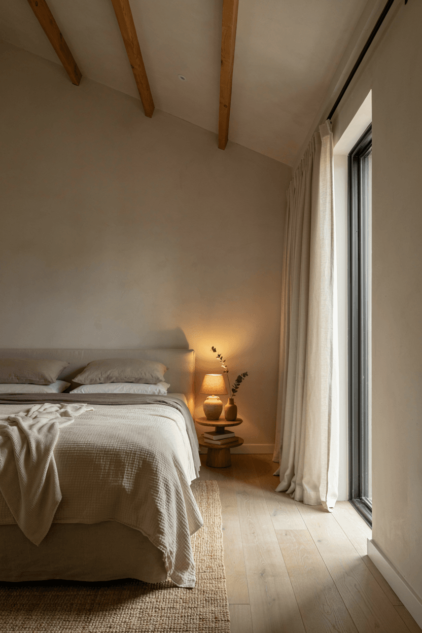 Vaulted Bedroom Ceiling – home decor idea