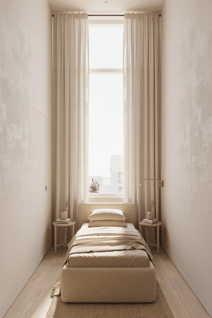 Hang Curtains High and Wide – home decor idea