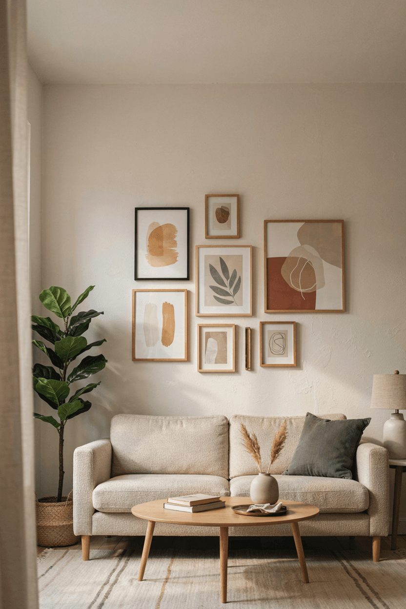 Apartment with Gallery Wall – home decor idea