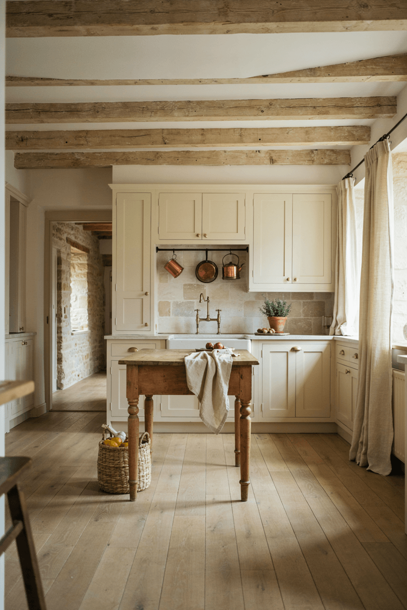 Exposed Wooden Ceiling Beams – home decor idea