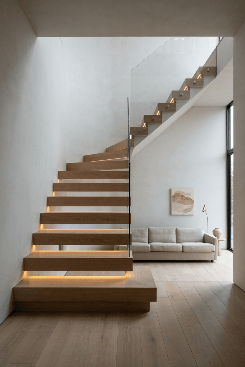 Floating Staircase Railings – home decor idea