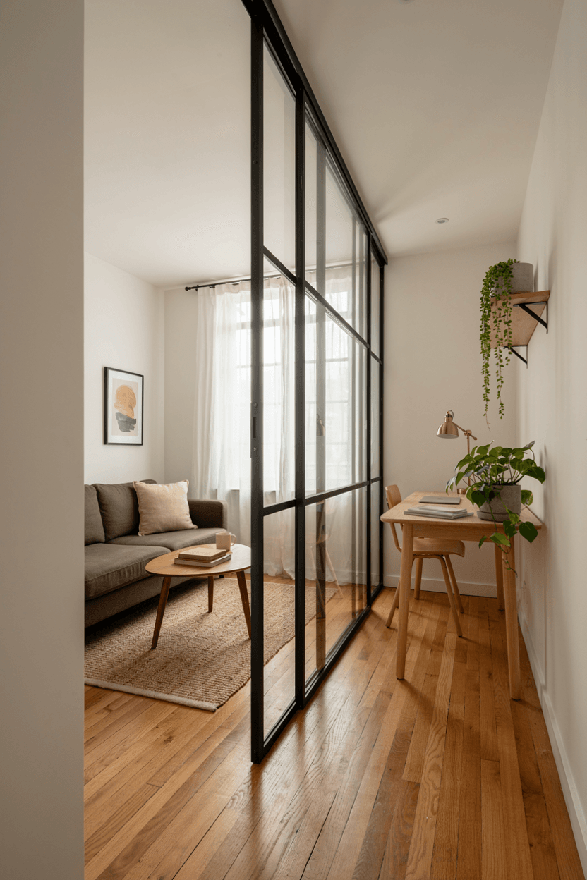 Metal Frame Room Divider – home decor idea