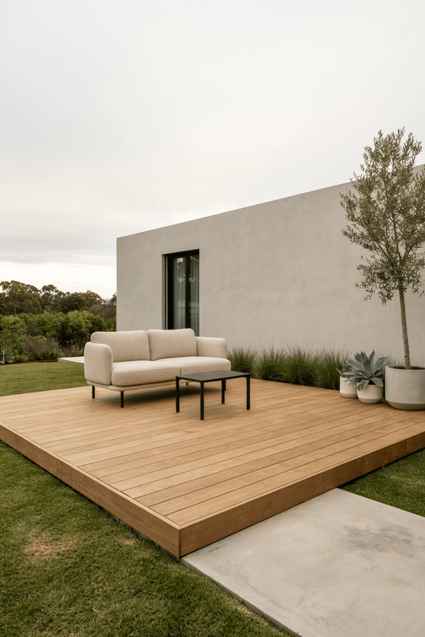 Minimalist Deck Design – home decor idea