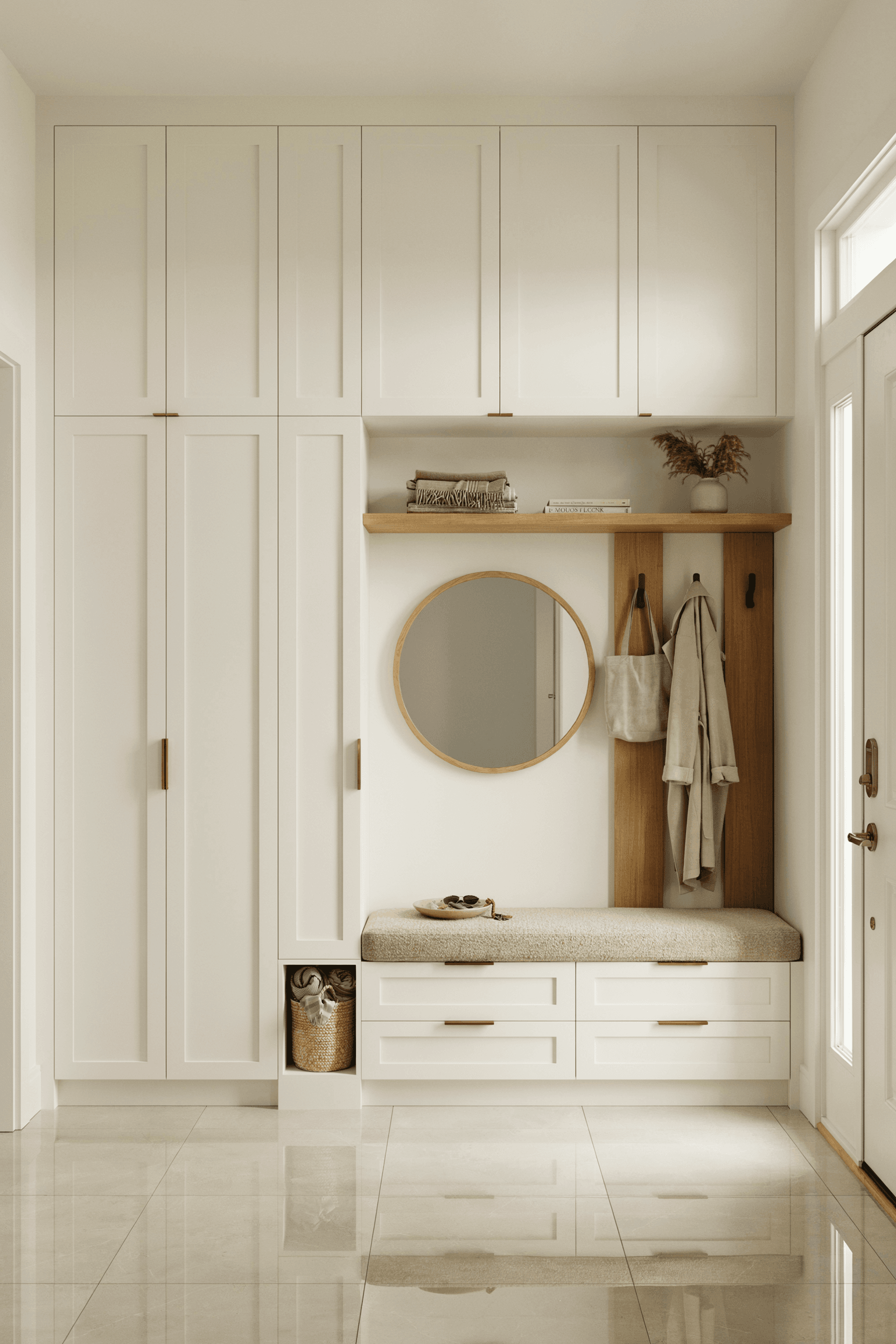 Entry Foyer with Built-In Storage – home decor idea