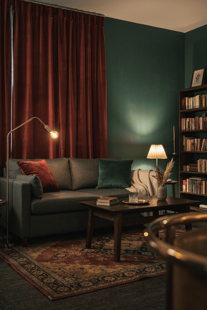 Dark and Moody Apartment – home decor idea