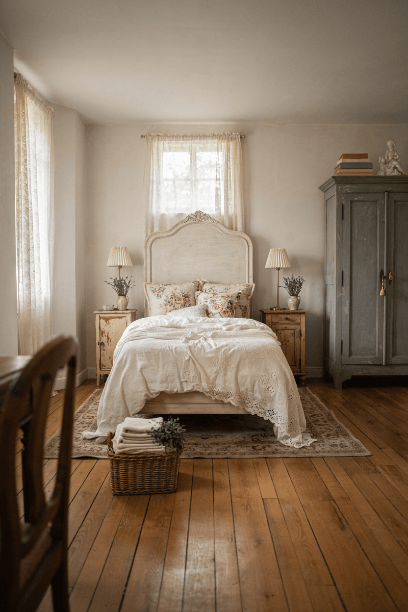 French Country Bedroom – home decor idea