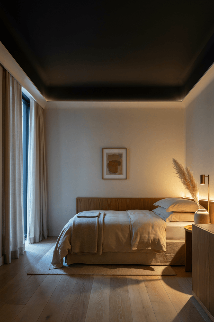 Black Bedroom Ceiling – home decor idea